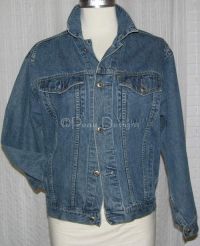 Gap Blue Jeans Denim Trucker Style Junior Girls Jacket
